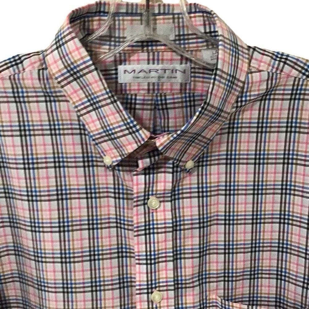 Men’s Shirt, Martin Mens Shirt, The Club Shirt, size Large, Long Sleeves
